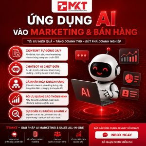 Ứng dụng AI vào marketing và bán hàng
