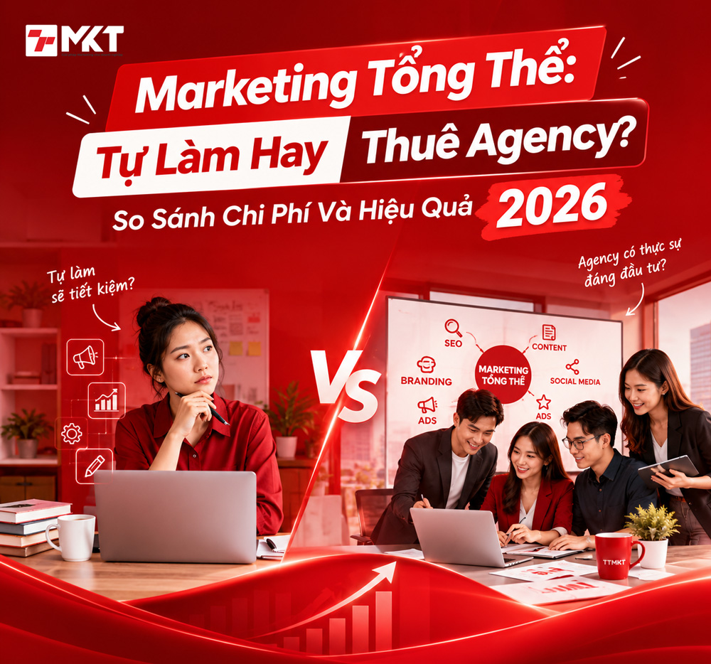 Nên tự làm marketing tổng thể thay thuê Agency